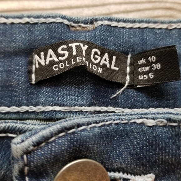 Flare Jeans with Stars Women's Size 6 High Rise - Picture 5 of 8